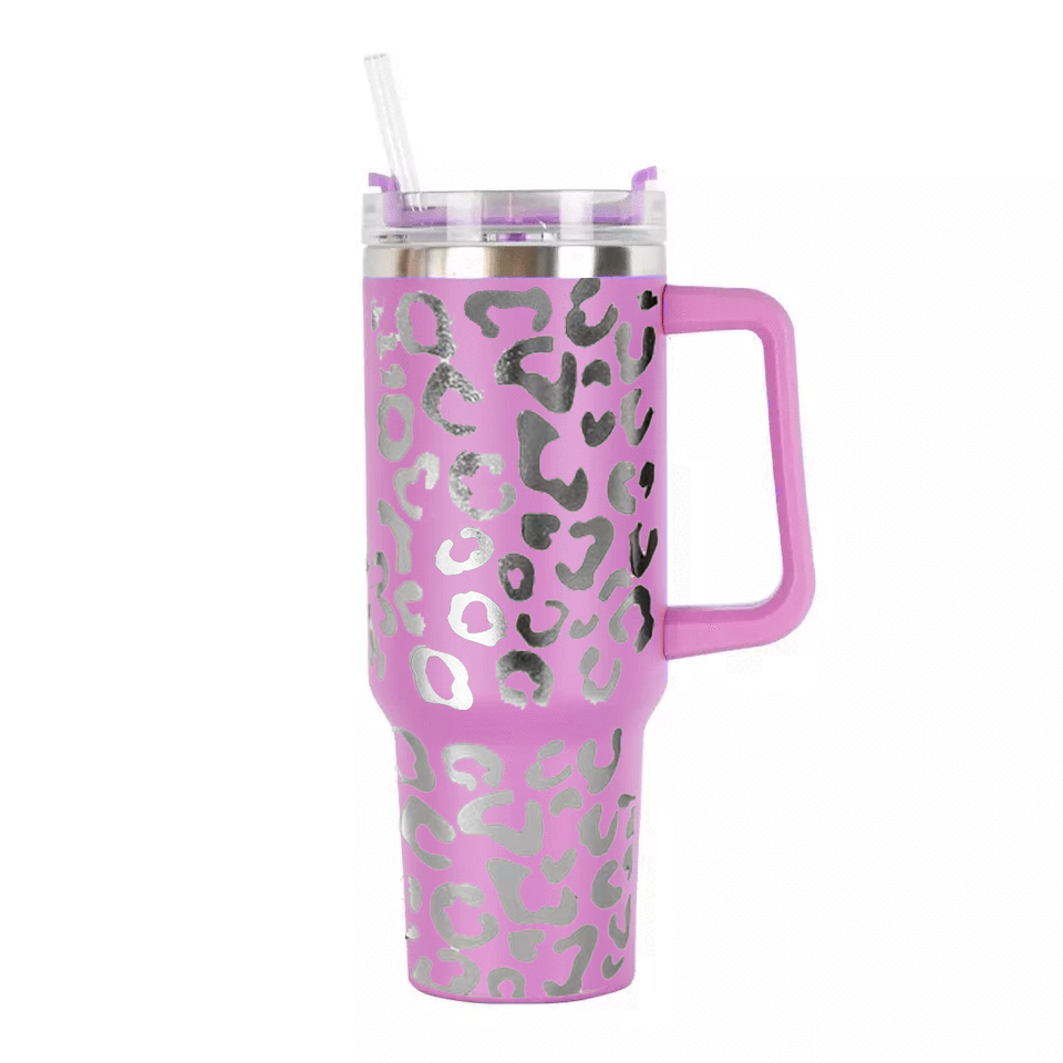 40 Oz Leopard Tumbler – The Beyond Blessed Boutique