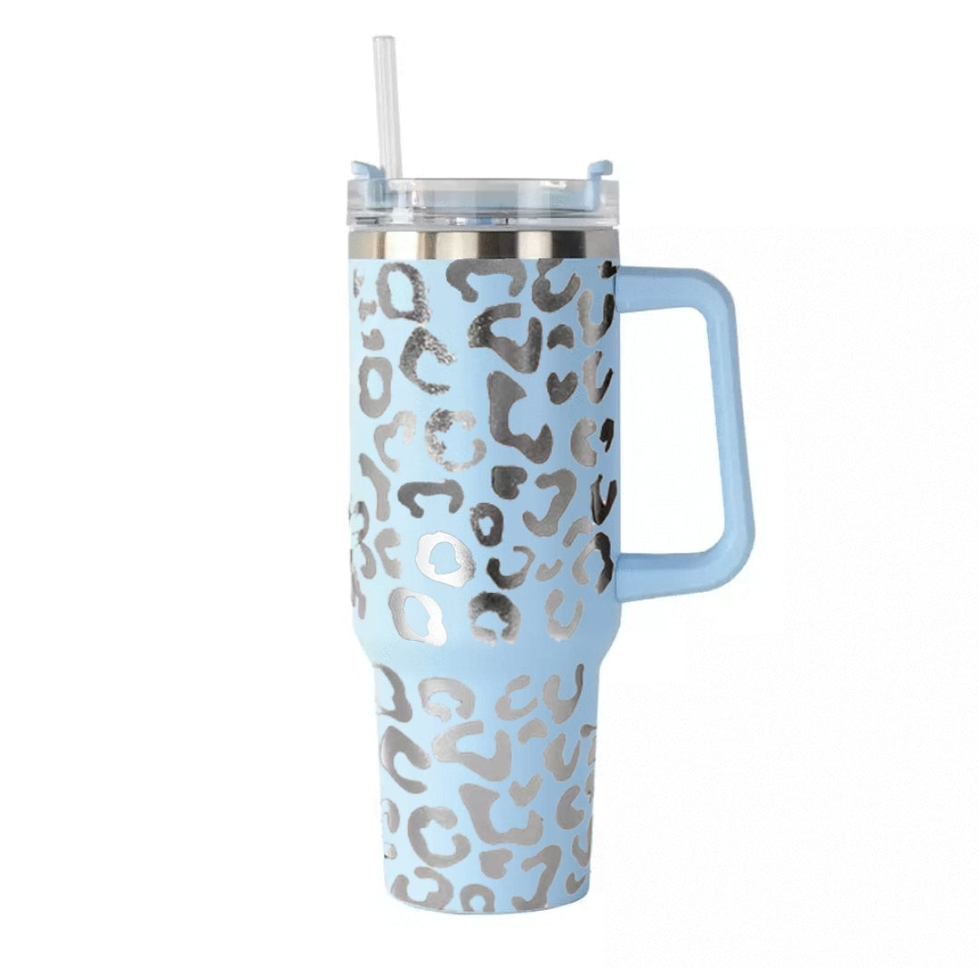 40 Oz Leopard Tumbler