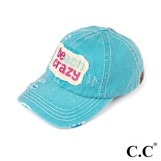 BEach CRAZY Mint C.C Ballcap