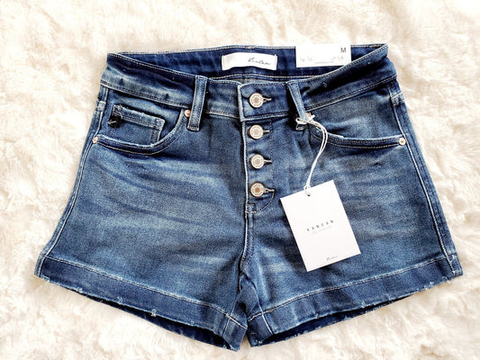 Medium Wash Kancan Shorts