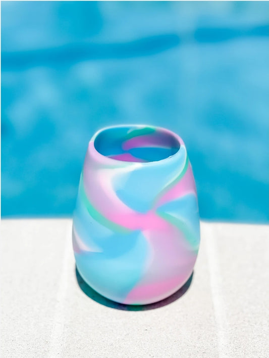 Cotton Candy Shatter Proof Cup